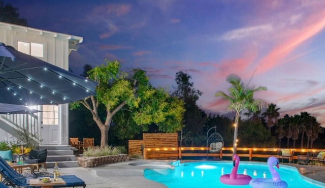 Priv. Resort! Mountain Views Oasis- Heated Pool & Spa, Game Rm, Temecula-8 miles