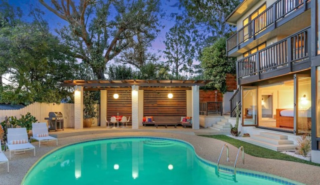 Private Mid-Century Oasis