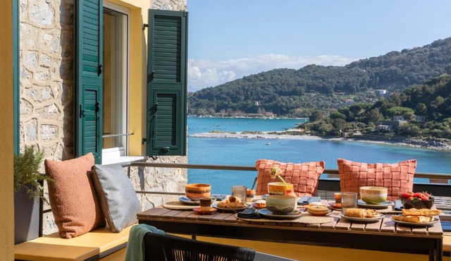 San Pietro Terrace by the Sea Portovenere - Luxury Seafront Apartment Overlooking San Pietro Church