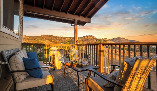 Scenic Deck w/Sunset Views & Dining Near Temecula Wineries | Estrada Ranch