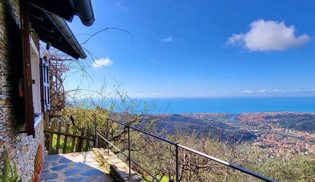 Stone Country House 'Paradiso San Giacomo' with Sea View and Large Garden