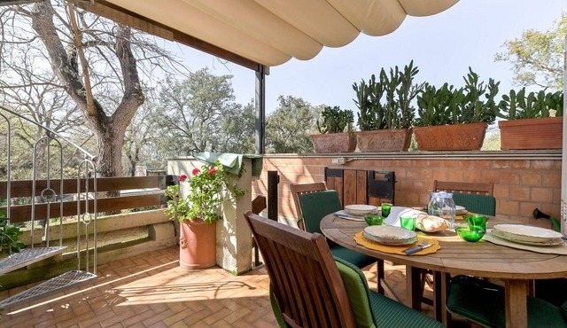 Stunning villa for 6 guests with A/C, WIFI, TV, terrace, pets allowed and panoramic view