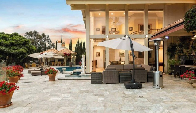 Stylish, Private Mediterranean Bel Air View Estate