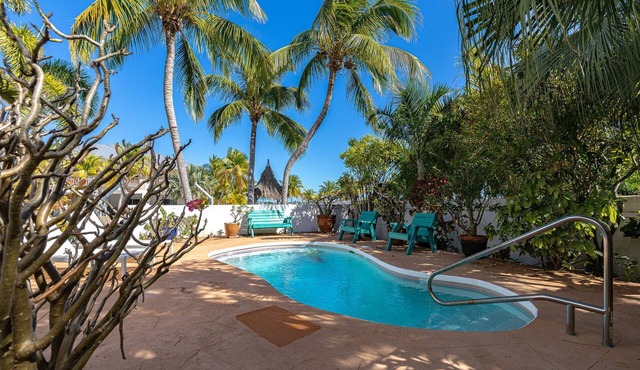 Sugarloaf Bay Retreat: Tropical Canal Front 3BR Home, Private Pool, Open Water Views & Boat Dockage!