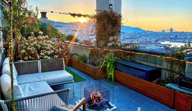 Terrace over Genoa Exclusive Rooftop Penthouse with 300sqm Terrace