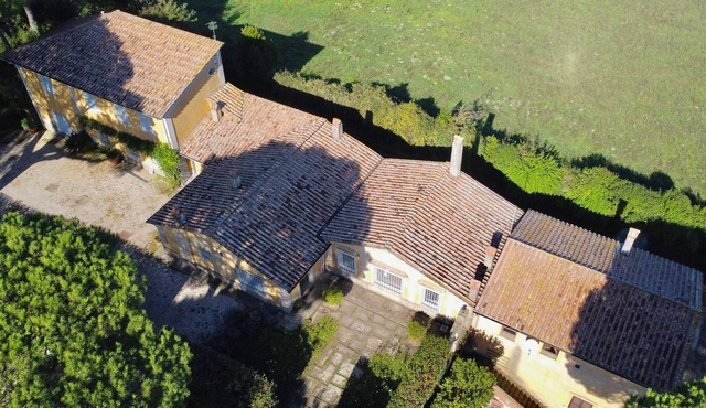 Villa with pine forest and lake view in Tuscia