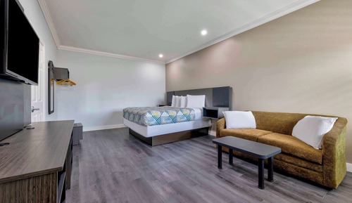 Deluxe Suite, 1 King Bed, Non Smoking, Refrigerator & Microwave