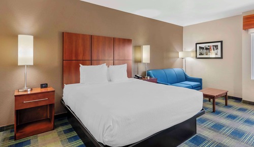 Standard Room, 1 King Bed, Non Smoking, Refrigerator & Microwave