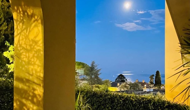 Residential neighborhood in Nervi, just a stone's throw from the sea